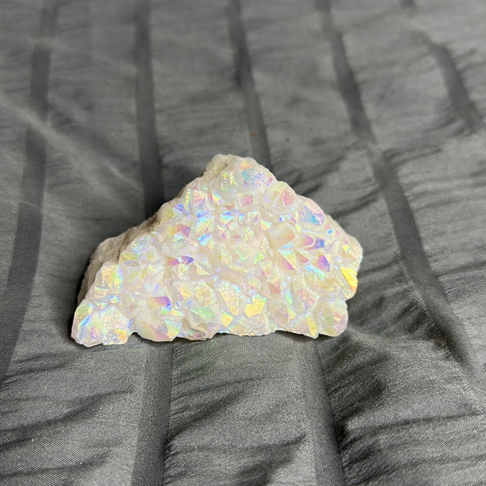 angel aura quartz crystal